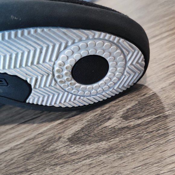 Spring boots lace and zip black with white stripe women's or youths' size 36 - Picture 9 of 10